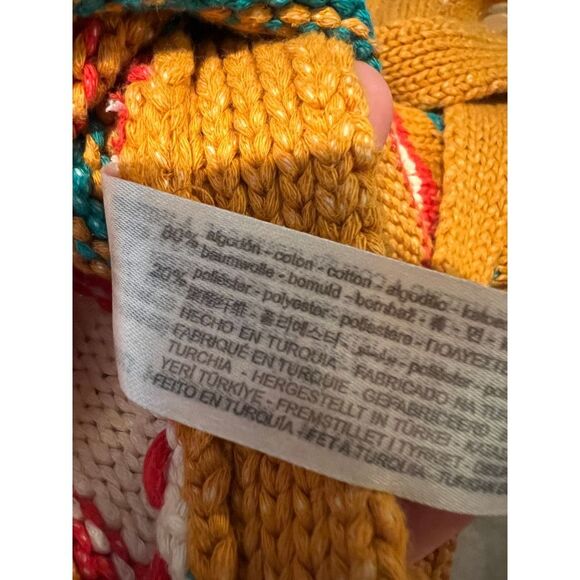 ZARA STRIPPED RETRO BOHO CHIC HIPPIE  HALTER STYLE CROP TOP SIZE MEDIUM - Picture 4 of 4